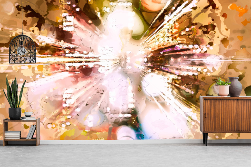 Fototapete abstrakte Malerei