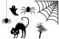 Preview: Fenstersticker Halloween Set