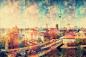 Preview: Fototapete Berlin im malerischen Artwork-Design