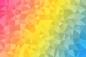 Preview: Fototapete Polygonmuster in Regenbogenfarben