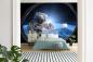 Preview: Fototapete Astronaut im Weltraum am Raumschiff