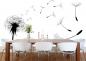 Preview: Vlies-Fototapete Pusteblume im Wind in einem Esszimmer