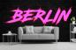 Preview: Fototapete Berlin Schriftzug in Pink