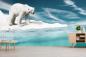 Preview: Fototapete Eisbär auf einer Eisscholle