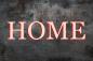 Preview: Fototapete „Home“ Schriftzug auf Betonwand