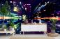 Preview: Fototapete Bunte Lichtstrahlen von Großstadtlichtern in 3D-Optik