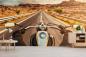 Preview: Fototapete Motorradfahrer auf einer Road