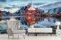 Preview: Fototapete Fischerdorf Reine in Norwegen