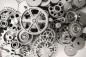 Preview: Fototapete Getriebe aus Zahnrädern