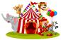 Preview: Fototapete Zirkus