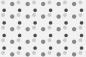 Preview: Tapete aus Vlies mit Punkten in Schwarz-Weiß