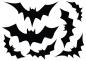 Preview: Wandattoo Halloween-Fledermäuse