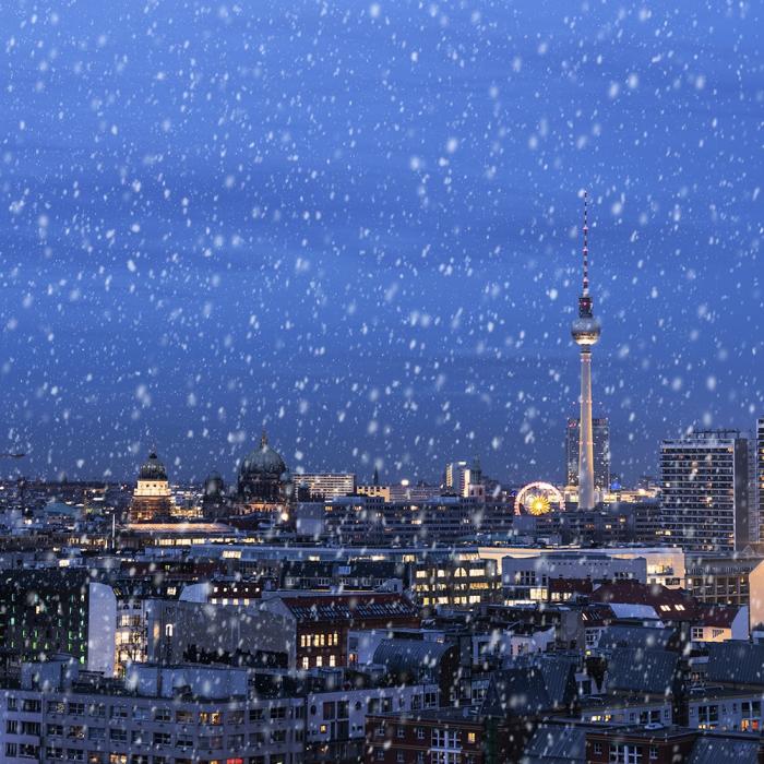 Fototapete Berlin Panorama Vintage