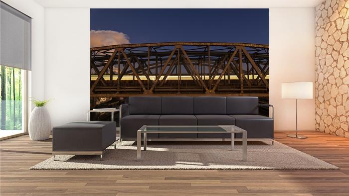 Fototapete S-Bahn-Brücke Berlin