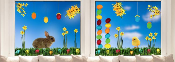 Fenstersticker Ostern