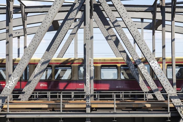 Fototapete S-Bahn-Brücke Berlin