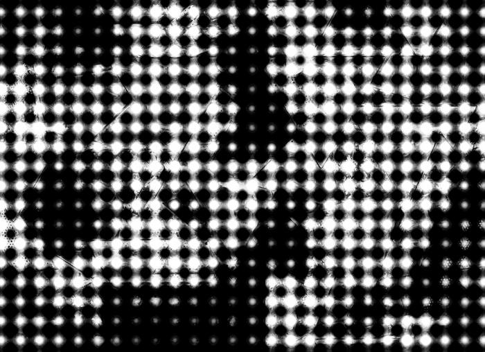 Designtapete in Schwarz-Weiß mit Dot-Muster