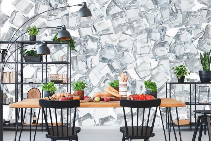 Fototapete Eiswürfel