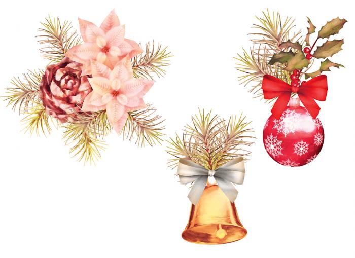 Weihnachtsdekoration Fenstersticker