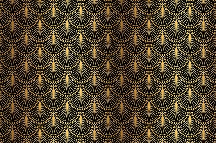 Vlies-Fototapete Art Deco Fächermuster aus den 20er-Jahren