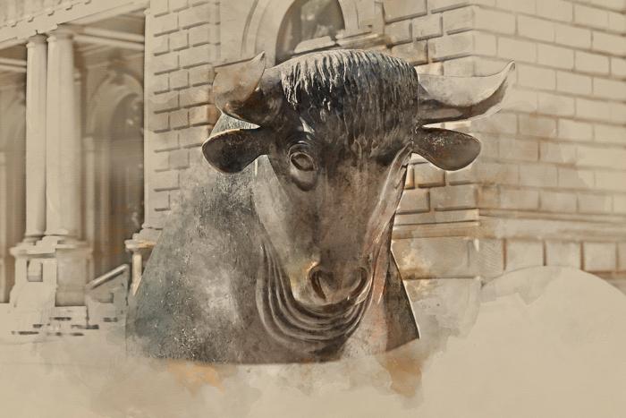 Fototapete Bulle in Frankfurt in Kunst-Optik