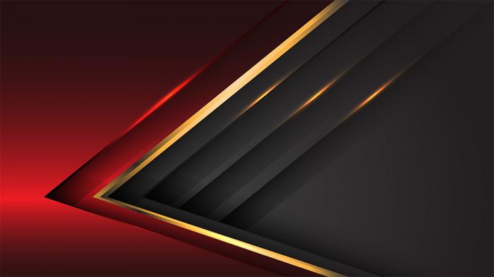 Fototapete mit einem edlen Design im Luxus-Stil in Schwarz und Rot