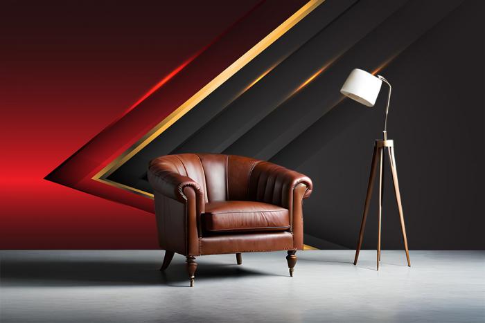 Vlies-Fototapete mit einem Spitzdesign für ein Luxus-Ambiente