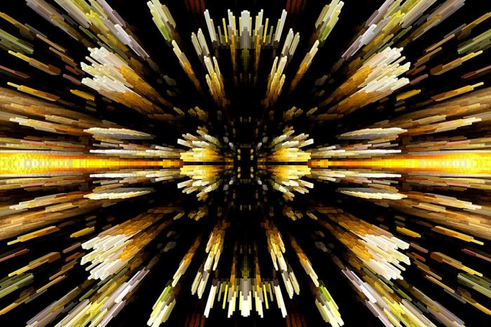 3D-Fototapete explosives Design