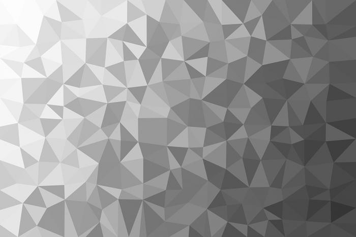 Fototapete - Graues Polygonmuster