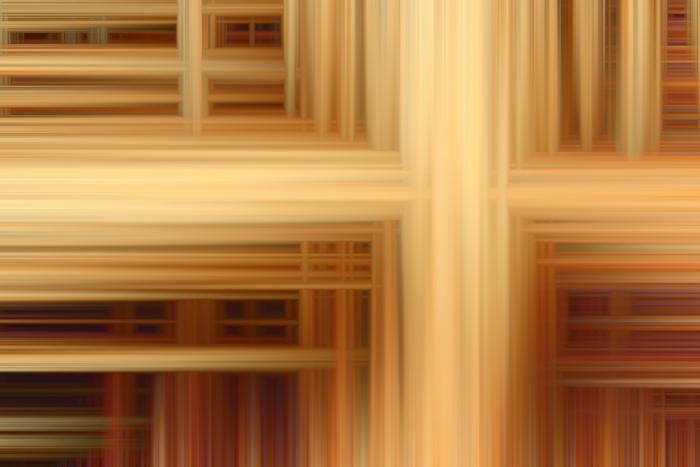 Fototapete kreuzende Linien im Raum