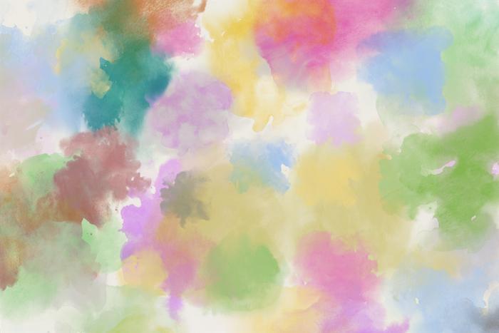 Fototapete in bunten Aquarellfarben für Ihr Kinderzimmer