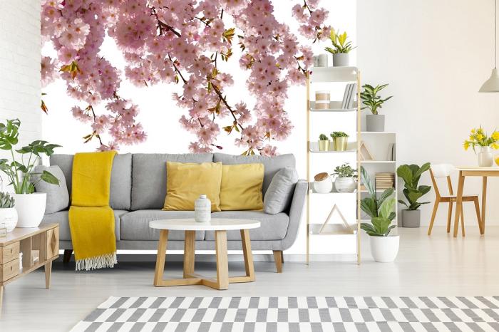 Fototapete Kirschblütenast