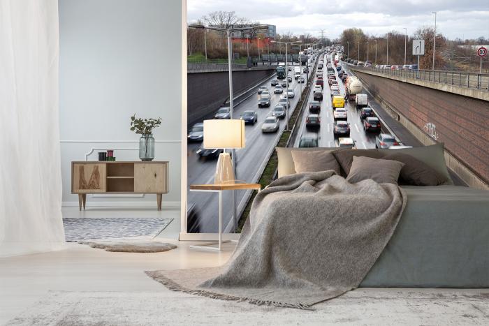 Fototapete Stadtautobahn Berlin