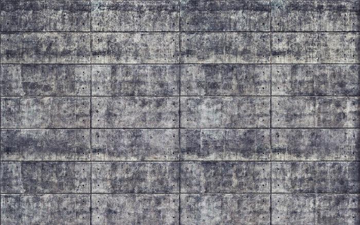 Fototapete dunkle Betonfliesen
