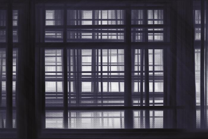 Fototapete dunkles Streifendesign