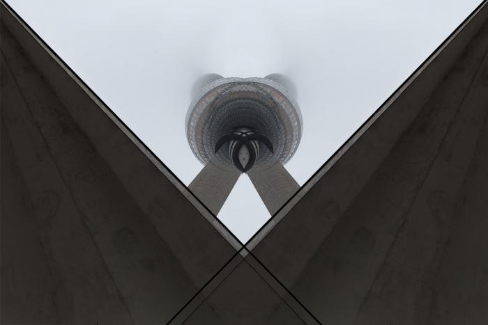 Fototapete Artwork vom Fernsehturm von Berlin