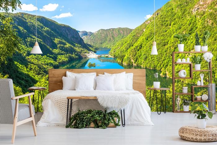 Fototapete Fjord in Norwegen