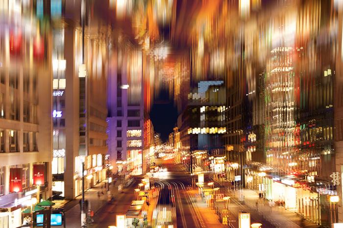 Fototapete Berlin Friedrichstraße im Artwork-Design