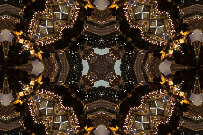 Fototapete Kaleidoskop-Design