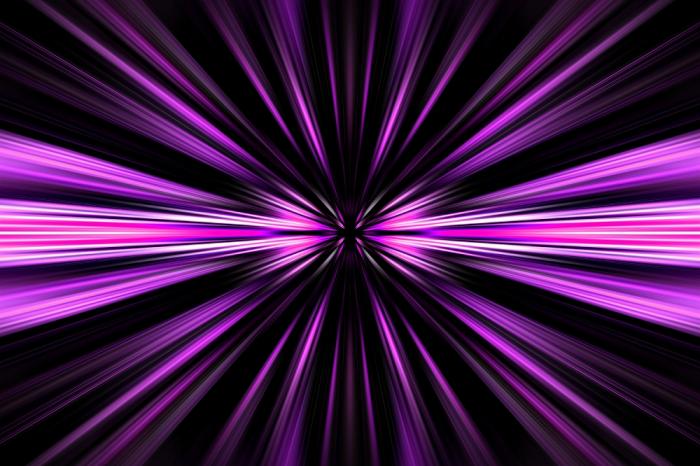 Fototapete violleter Lichtstern