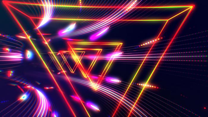 Fototapete Laserlights mit Club-Vibes in 3D-Optik