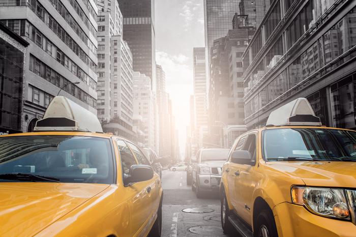 Fototapete New York Taxis