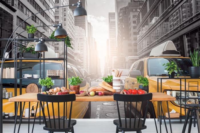 Fototapete New York Taxis