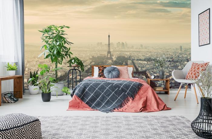 Fototapete Luftaufnahme von Paris