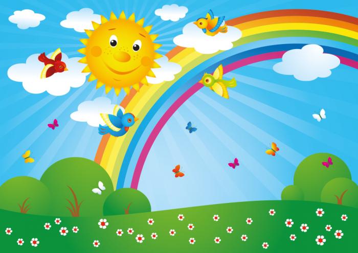 Fototapete Regenbogen