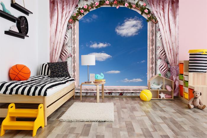 Fototapete Schlossfenster