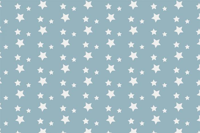 Fototapete mit Sternen auf einem blauen Hintergrund für Kinderzimmer