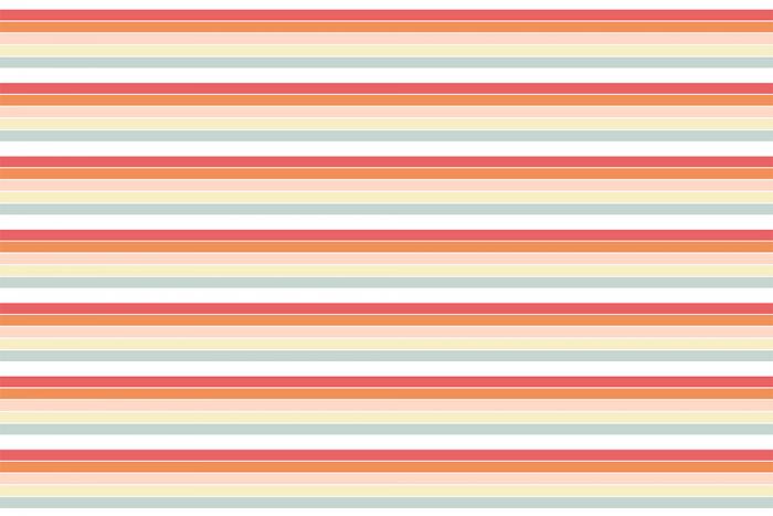 Fototapete mit Streifen in bunten Farben in Pastell