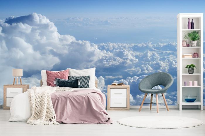 Fototapete über den Wolken