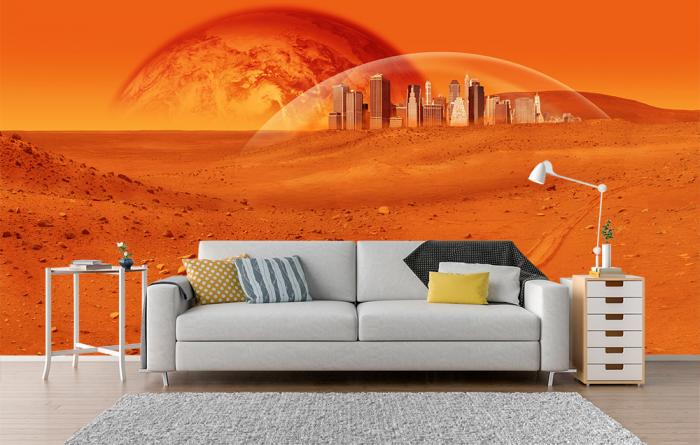 Fototapete Marsstation